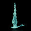 Oieffur Winding Fantasy Dildo with sculpted beads for pleasure, featuring a colorful, spiral design and defined shape.