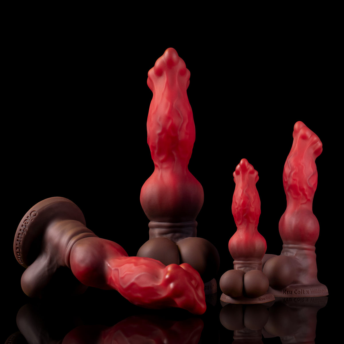 Vargrahl Hundedildo mit Knoten