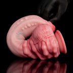 Realistic dual-layer Hot Surge Fantasy dildo by Oieffur featuring sculpted detailing and realistic design for adult pleasure.