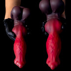 Vargrahl Hundedildo mit Knoten