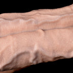 Hermavex multi cock dildo, close-up of the clustered shafts partway down the column