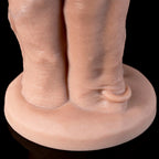 Hermavex multi cock dildo, the shafts and balls where the column meets the base