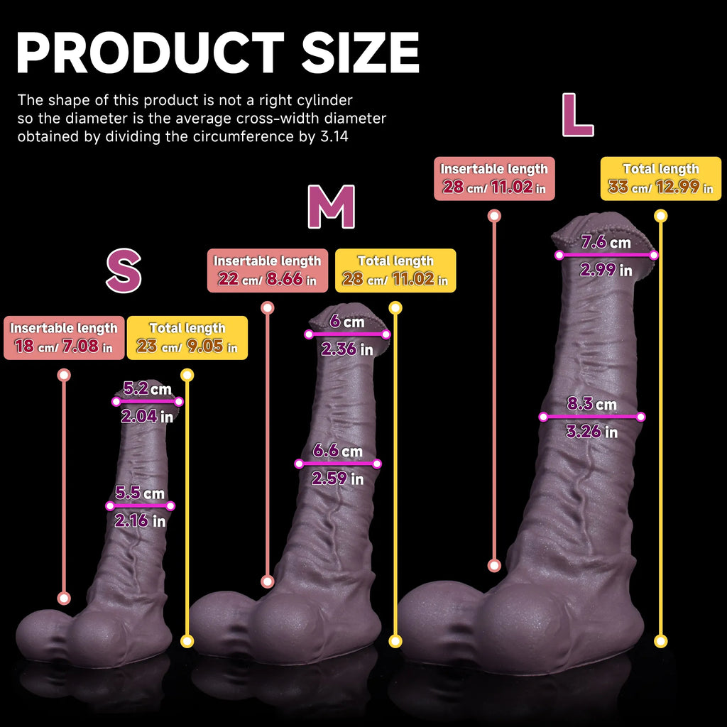 Centaur Horse dildo made of safe platinum silicone from Oieffur, featuring detailed horse anatomy and sculpted surface.