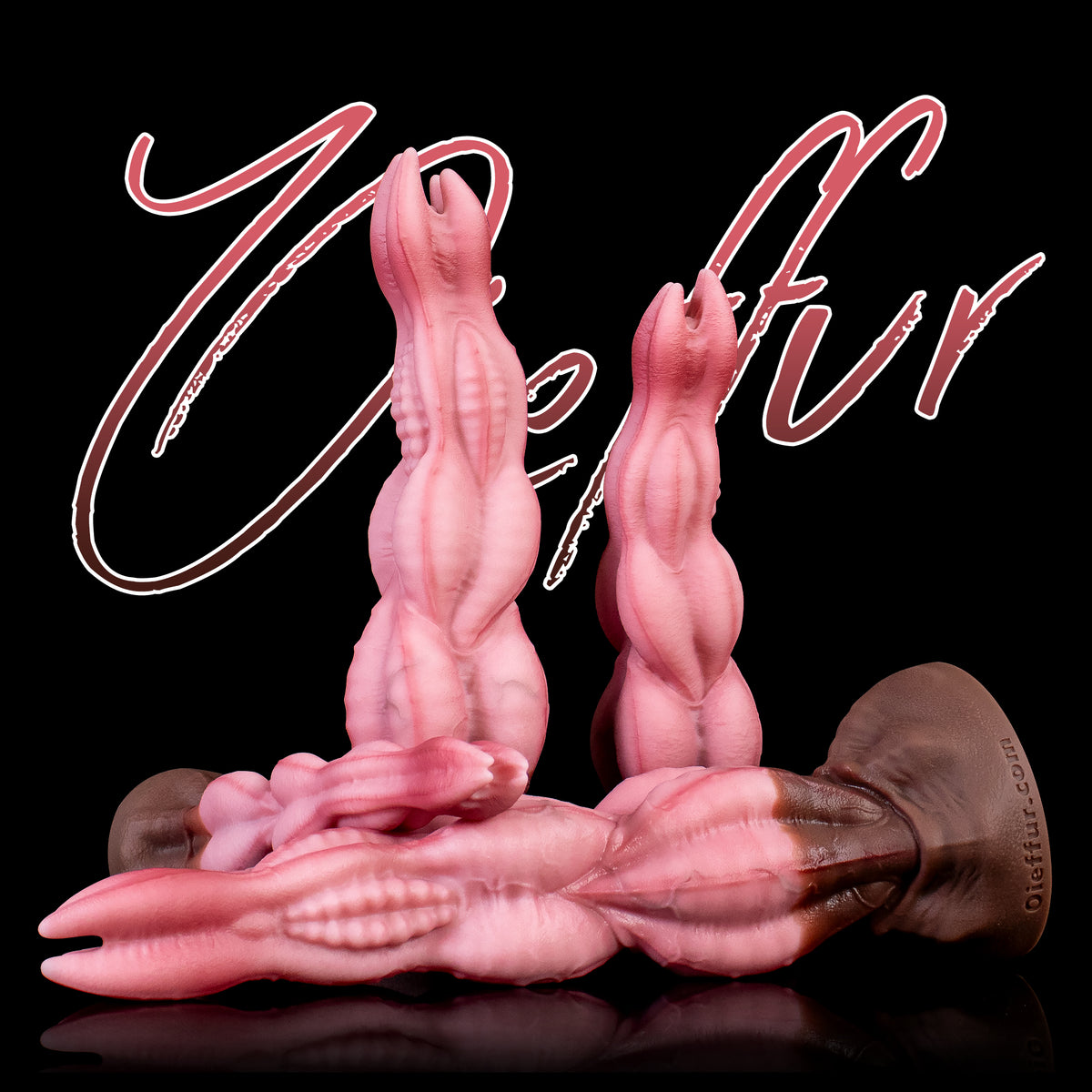 Oieffur Nagaros platinum silicone fantasy dildo shaped like the feathered serpent god with detailed scales and serpent head design.