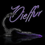 Oieffur Twin Fantasy double-ended dildo with alien tentacle design, featuring sculpted silicone for versatile pleasure.