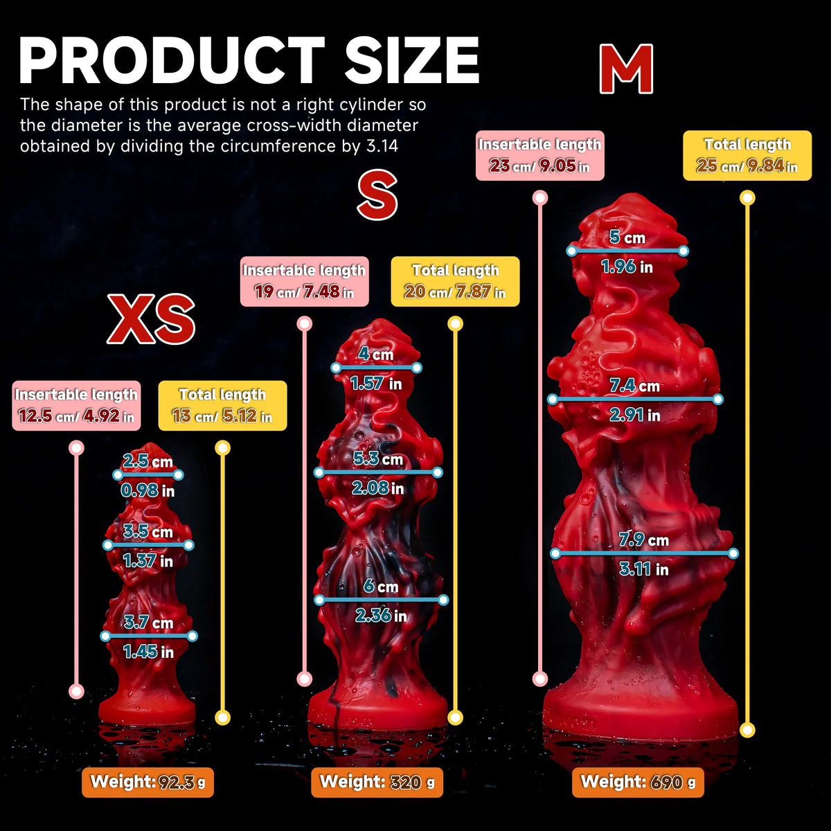 Oieffur Abyssal Depths beaded dildo made of platinum silicone, featuring a sculpted design and multiple defined beads.