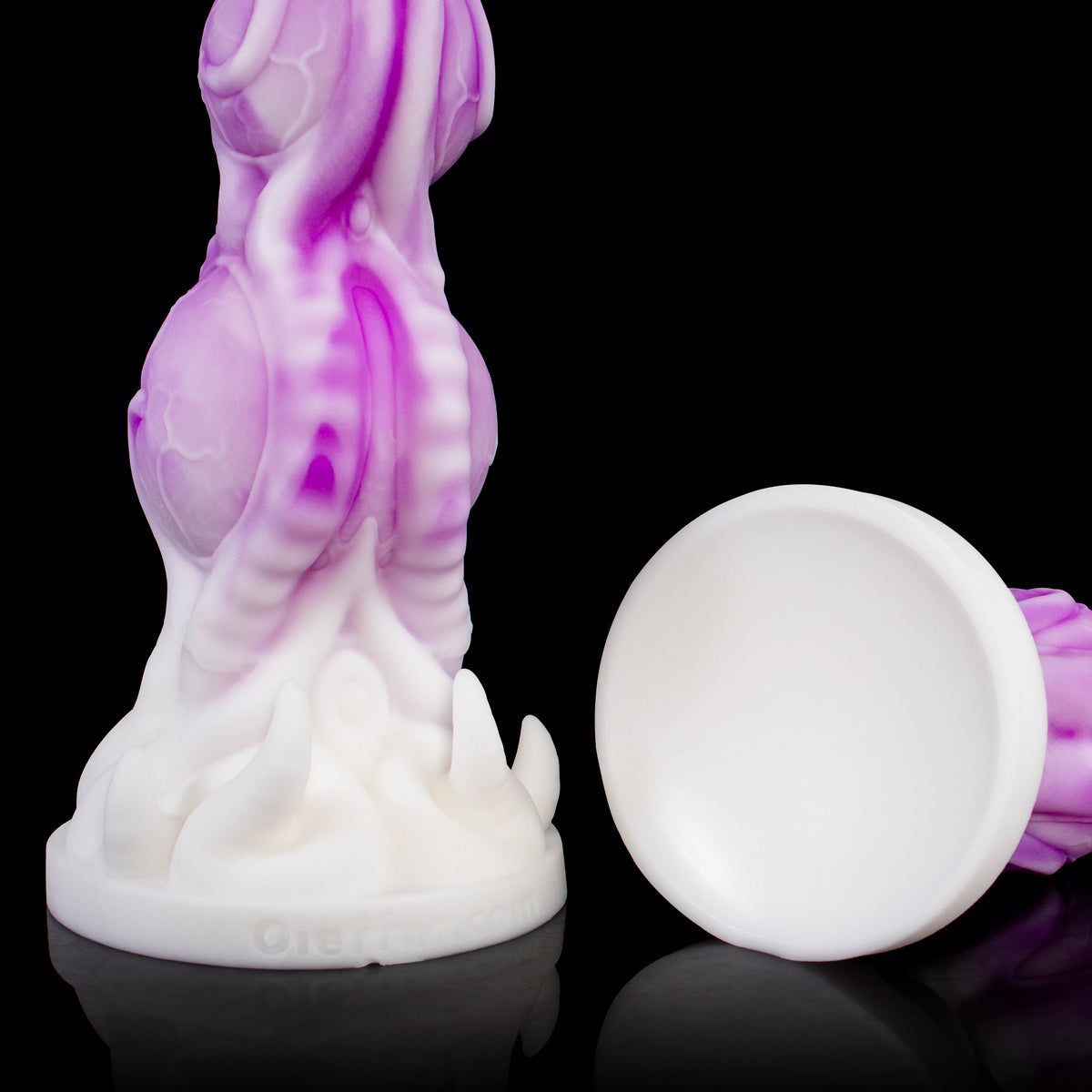 Oieffur Stardust Shuttle alien fantasy dildo with beads and prostate stimulation, featuring sculpted design and flexible shape.