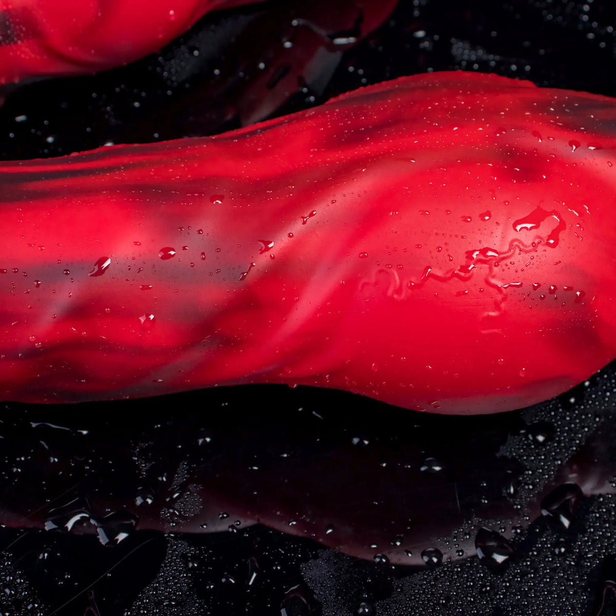 Sculpted silicone wolf and dog dildo by Oieffur, featuring detailed animal design and defined surface for adult pleasure use.