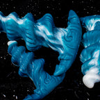 Oieffur Shark Egg Spiral Anal Plug from Fantasy Dildos collection, available in three sizes, with a shiny, sculpted design.