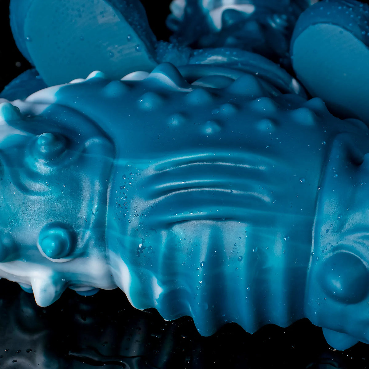 Oieffur Koopa Silicone Monster Dildo with suction cup, in various sizes, featuring colorful, sculpted design for fantasy pleasure.