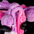 Oieffur Bloom-Parasite fantasy dildo for deep prostate and G-spot stimulation, featuring intricate design and smooth silicone surface.