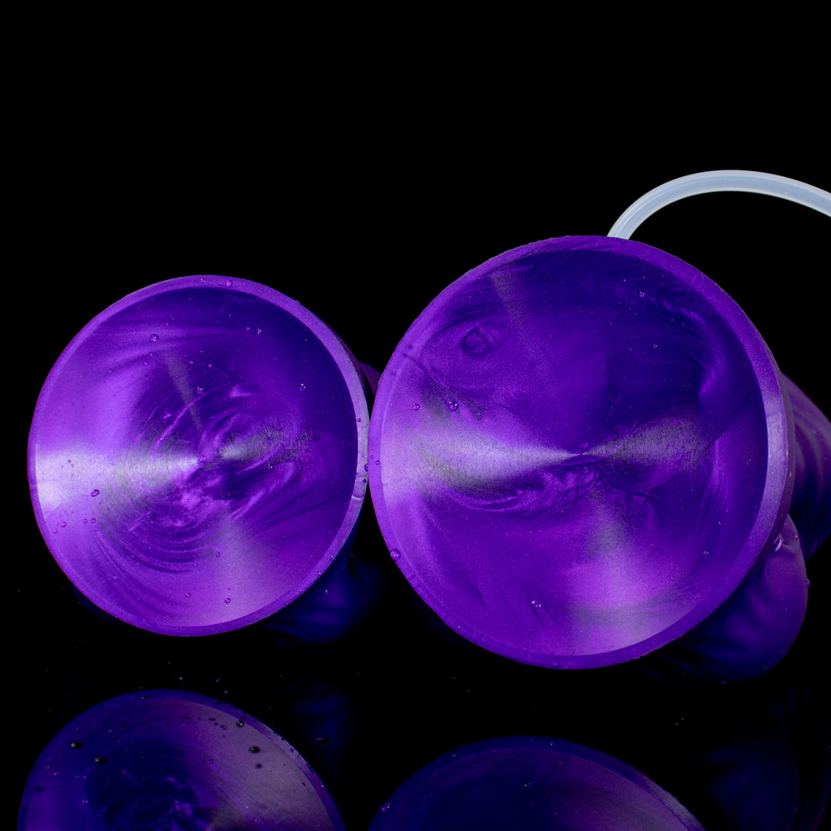 Oieffur Skyline Challenger Platinum silicone squirt dildo from Fantasy Dildos collection, featuring a sleek, sculpted design.