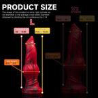 Firewolf silicone dildo resembling a wolf and dog by Oieffur, sculpted design, shown in a natural pose.