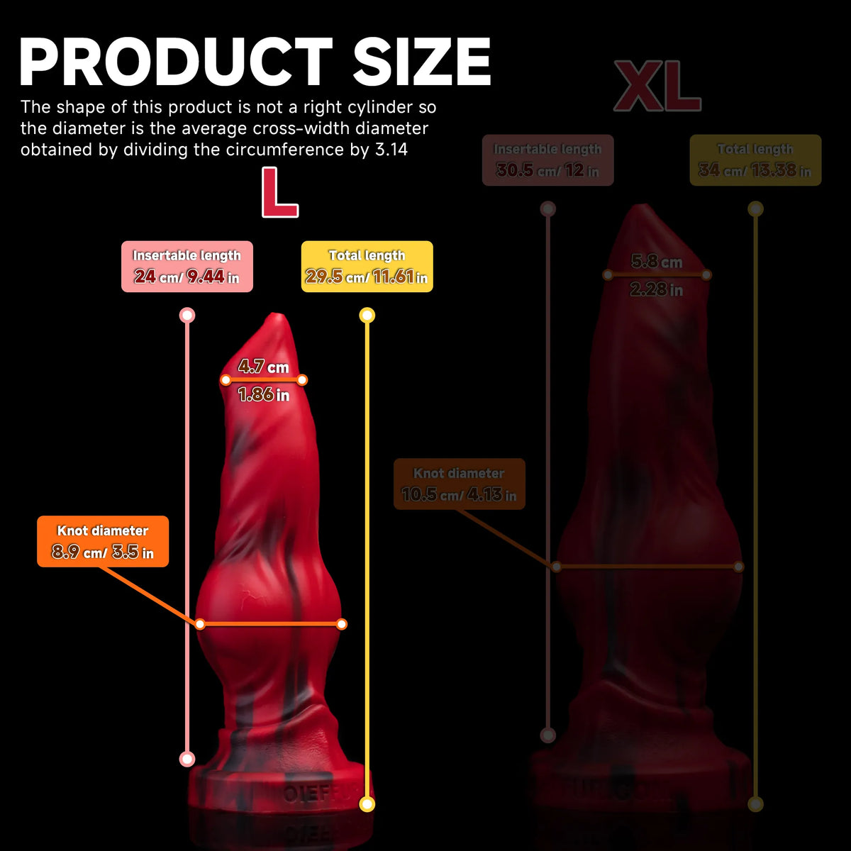 Firewolf silicone dildo resembling a wolf and dog by Oieffur, sculpted design, shown in a natural pose.