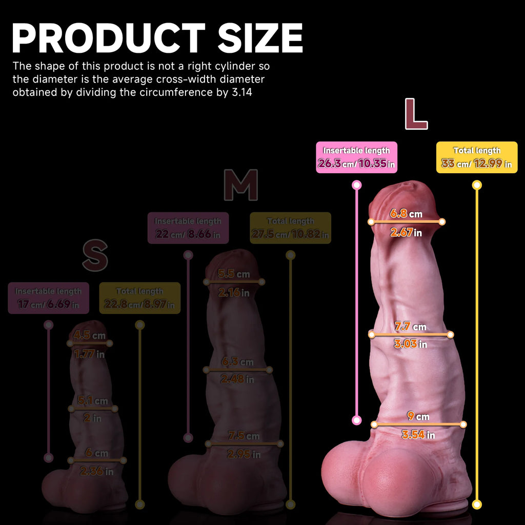 Horse Spirit Dildo adult toy by Oieffur, showing sculpted design with defined surface and defined shape.