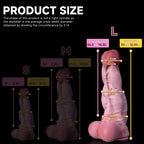 Horse Spirit Dildo adult toy by Oieffur, showing sculpted design with defined surface and defined shape.