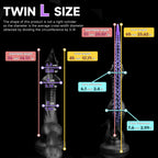 Oieffur Twin Fantasy Double Ended Dildo with alien tentacle design, featuring detailed sculpting and vibrant colors for fantasy pleasure.