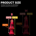 Firewolf wolf and dog silicone dildo by Oieffur, showcasing sculpted surface and defined design.