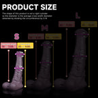 Centaur Horse fantasy dildo made of safe platinum silicone with sculpted surface by Oieffur.