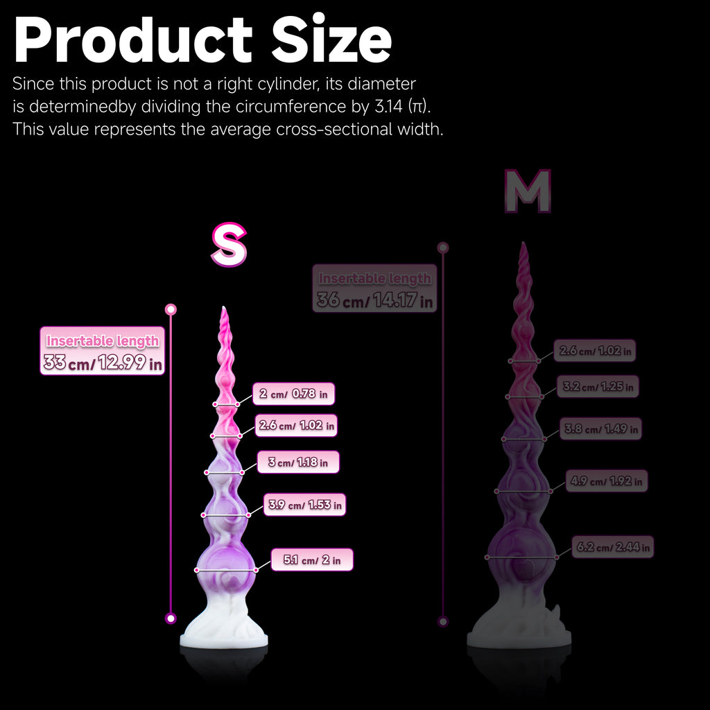 Oieffur Stardust Shuttle fantasy dildo with beads and prostate stimulation, featuring a sleek, alien-inspired design and sculpted surface.