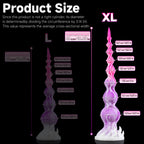 Oieffur Stardust Shuttle fantasy alien dildo with beads and prostate stimulation, shown in vibrant, sculpted design for adult pleasure.
