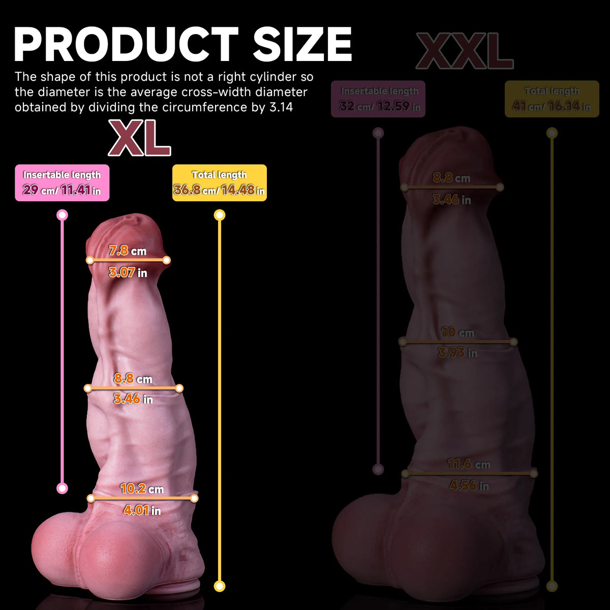 Horse Spirit Dildo adult toy by Oieffur, showing a sculpted penis design in natural skin tone.