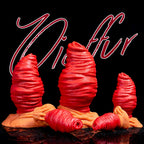 Oieffur Fantasy Dildo Mirror Anal Plug with sculpted design and anal prolapse features for expansion and erotic pleasure.