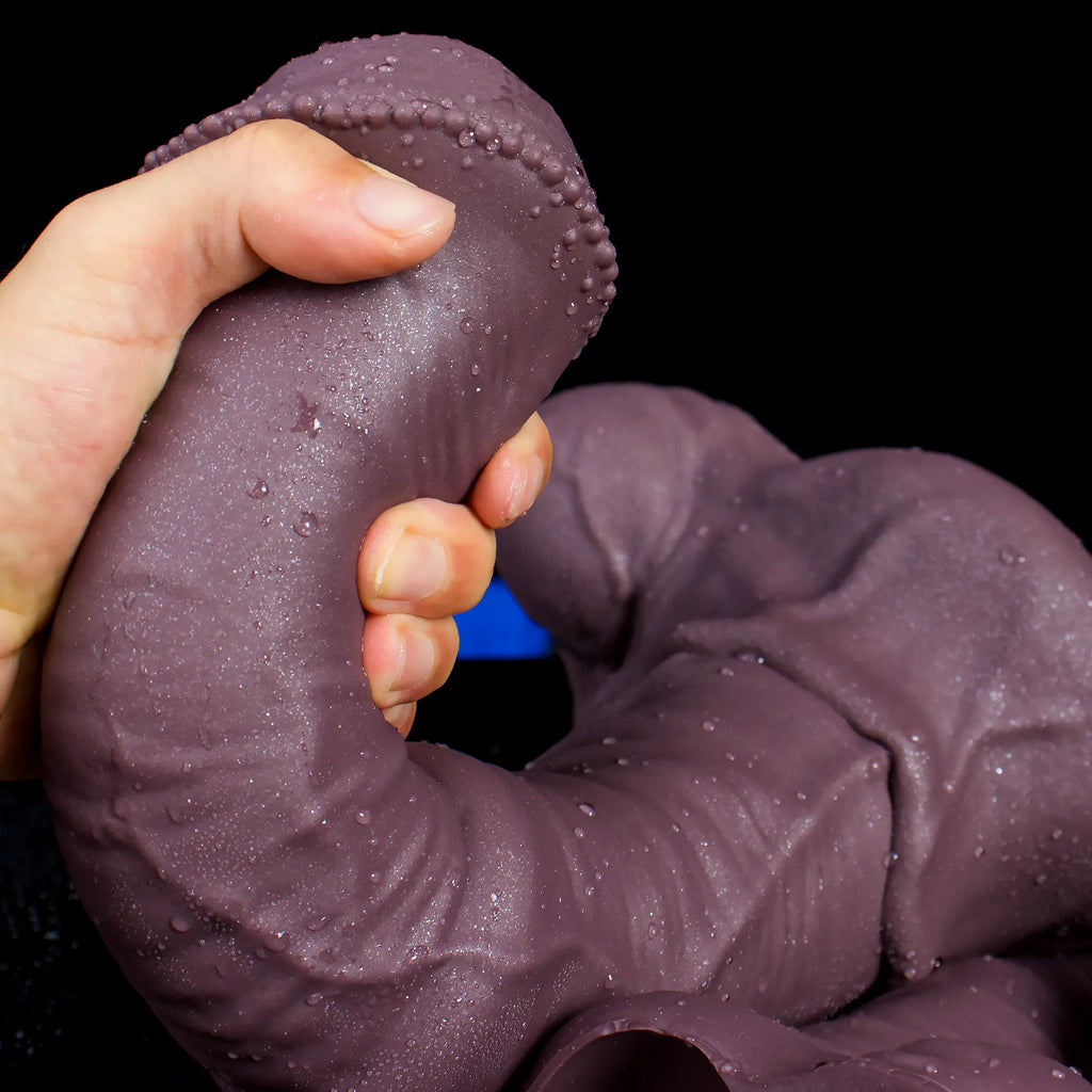 Centaur Horse dildo from Oieffur, made of safe platinum silicone with sculpted surface for fantasy pleasure.