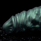 Oieffur Nexus Node Monster Toy fantasy dildo with alien-inspired sculpting in platinum silicone, detailed and sculpted design.