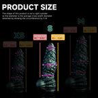 Oieffur Nexus Node Monster Toy fantasy dildo with alien-inspired sculpting, platinum silicone material and detailed design.