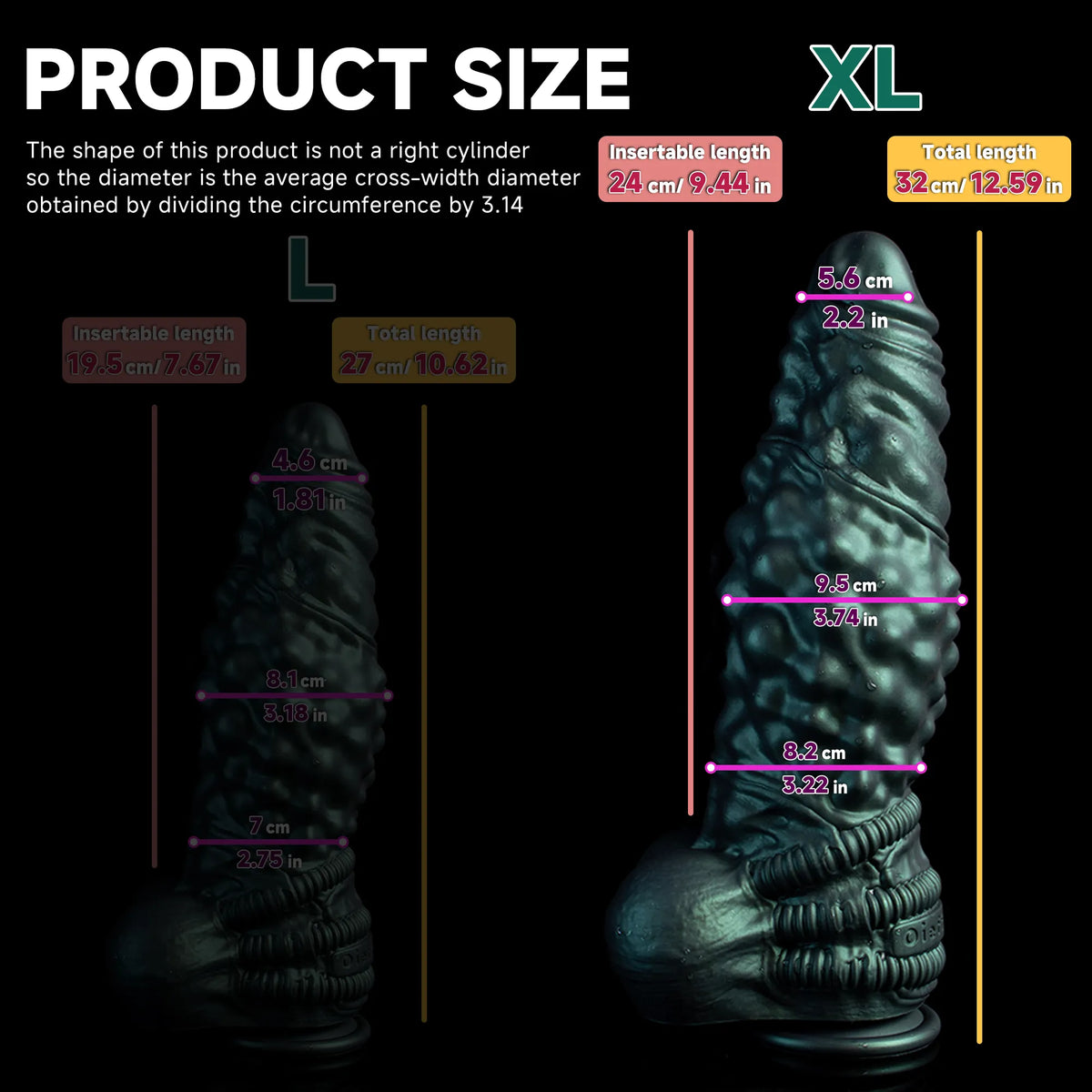 Oieffur Nexus Node Monster fantasy dildo with alien-inspired sculpting, platinum silicone material, featuring detailed sculpted design.