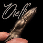 Canine-shaped dog penis sleeve made of platinum silicone, designed as a canine cock extender for enhanced sexual experience.