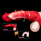 Oieffur Storm Horse male extender sleeve, sculpted penis sheath for enhanced size and sensation, designed for male enhancement.