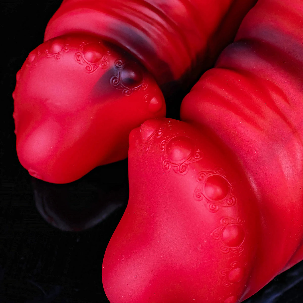 Oieffur Sword Demon Giant Dildo with sculpted surface and strong suction cup for secure use, crafted for a lifelike experience.