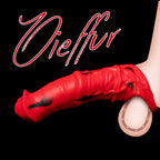 Red Storm Horse Male Extender Sleeve, sculpted penis sheath designed for enhanced intimacy and comfort.