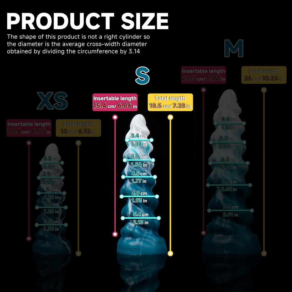 Oieffur Thick Conqueror Platinum silicone fantasy dildo with tapered design, smooth silicone surface, and smooth surface for adult pleasure.