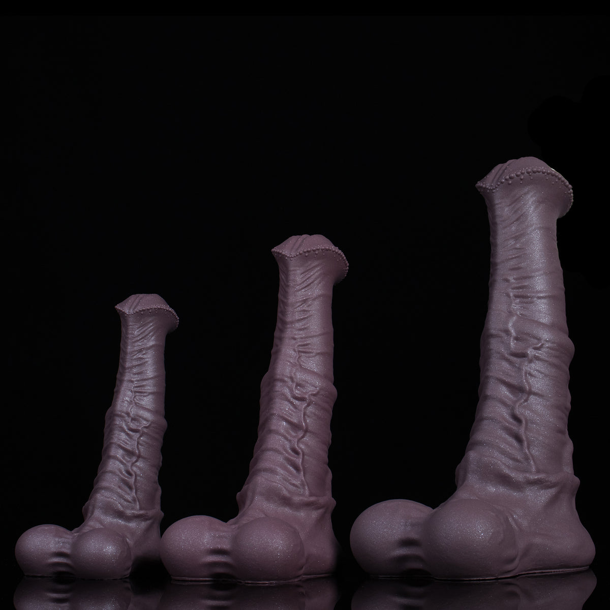 Centaur Horse dildo made of safe platinum silicone with sculpted surface, designed for fantasy pleasure.